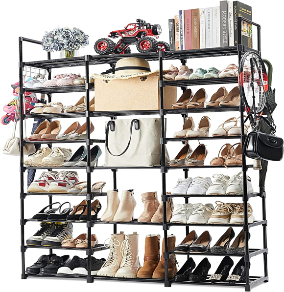 Shoe rack without cover